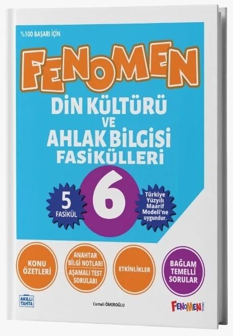 Fenomen Okul 6. Sınıf Din Kültürü ve Ahlak Bilgisi Fenomen Maarif Modeli 5 Fasikül Set Fenomen Okul Yayınları