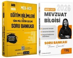 YENİ AGS - Pegem + Dijika 2026 MEB-AGS Eğitim Bilimleri + Mevzuat Bilgisi Soru Bankası 2 li Set Pegem Akademi + Dijika Yayınları
