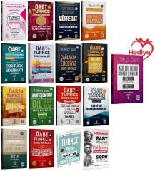 Türkçe ÖABTDEYİZ ÖABT Türkçe Öğretmenliği Tüm Kitaplar 16 lı Set - Enes Kaan Şahin Türkçe ÖABTDEYİZ - HEDİYELİ