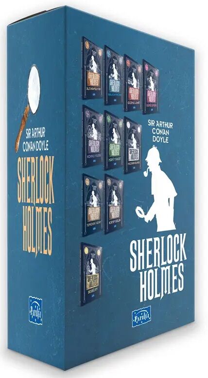 Sherlock Holmes Seti 10 Kitap Set - Sir Arthur Conan Doyle Parıltı Yayınları