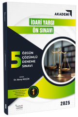 İlken 2025 İYÖS İdari Yargı Ön Sınavı 5 Özgün Deneme Çözümlü İlken Yayınları