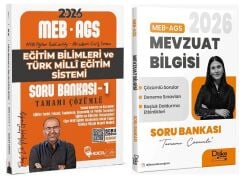 YENİ AGS - Hoca Kafası + Dijika 2026 MEB-AGS Eğitim Bilimleri + Mevzuat Bilgisi Soru Bankası 2 li Set - Mevlüt Gündüz Hoca Kafası + Dijika Yayınları