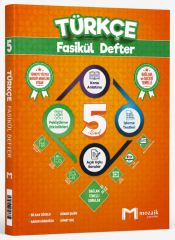 Mozaik 5. Sınıf Türkçe Maarif Model Konu Anlatımlı Fasikül Defter Mozaik Yayınları