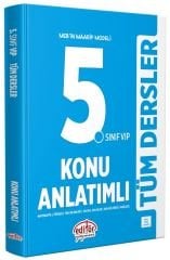 Editör 5. Sınıf VIP Tüm Dersler Maarif Konu Anlatımlı Mavi Kitap Editör Yayınları