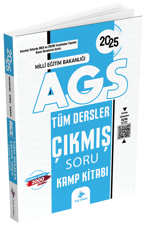 Dizgi Kitap 2025 MEB-AGS Tüm Dersler Çıkmış Soru Kamp Kitabı Dizgi Kitap Yayınları