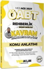 Yediiklim 2027 ÖABT MEB-AGS Rehberlik Kavram Zihin Haritaları ve Özet Konu Anlatımı - Hasan Sanlı Yediiklim Yayınları