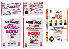 Yargı + İndeks Akademi 2025 MEB-AGS Eğitimin Temelleri + Mevzuat Bilgisi Ders Notları + Soru Bankası 5 li Set Yargı + İndeks Akademi Yayıncılık