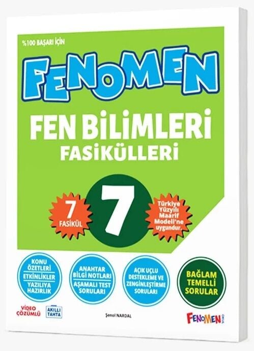 Fenomen Okul 7. Sınıf Fen Bilimleri Fenomen Maarif Modeli 7 Fasikül Set Fenomen Okul Yayınları