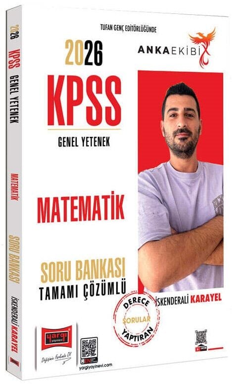 Yargı 2026 KPSS Matematik Soru Bankası Anka Ekibi Çözümlü - İskenderali Karayel Yargı Yayınları