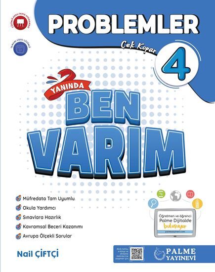 Palme 4. Sınıf Problemler Yanında Ben Varım Soru Kitabı Palme Yayınları