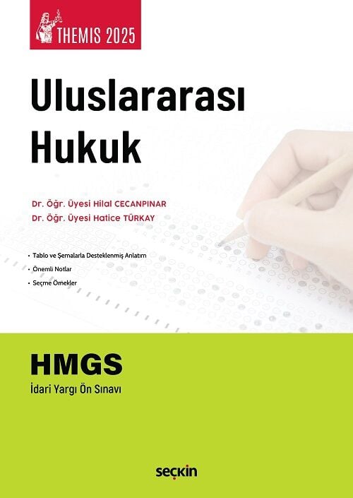 Seçkin 2025 THEMİS HMGS Uluslararası Hukuk Konu Kitabı - Hilal Cecanpınar, Hatice Türkay Seçkin Yayınları