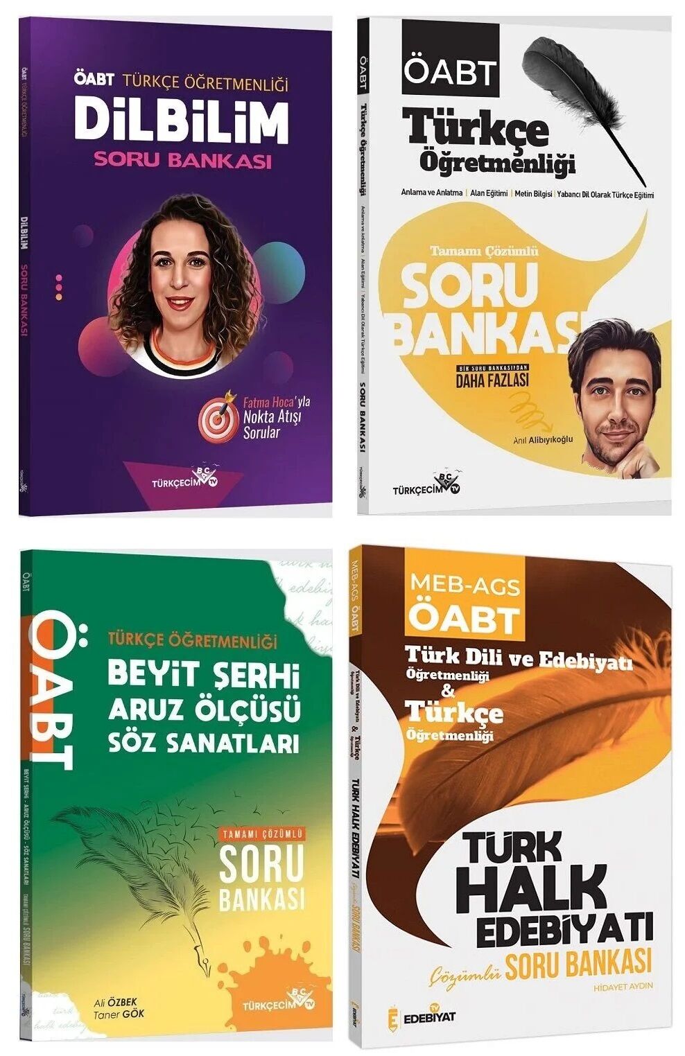 Türkçecim TV ÖABT Türkçe Soru Bankası 4 lü Set Türkçecim TV Yayınları