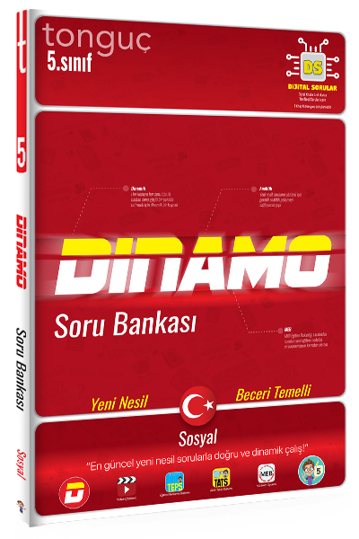 Tonguç 5. Sınıf Sosyal Bilgiler Dinamo Soru Bankası Tonguç Akademi