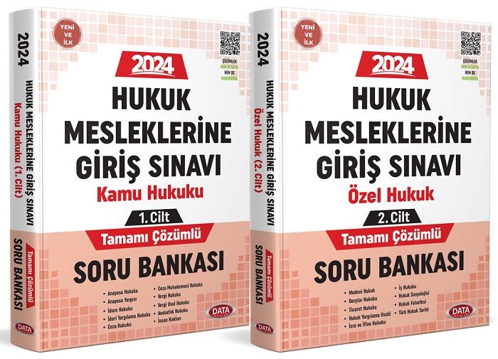 Data 2024 Adalet Bakanlığı Hukuk Meslekleri Giriş Sınavı Soru Bankası Set Çözümlü Görevde Yükselme Data Yayınları