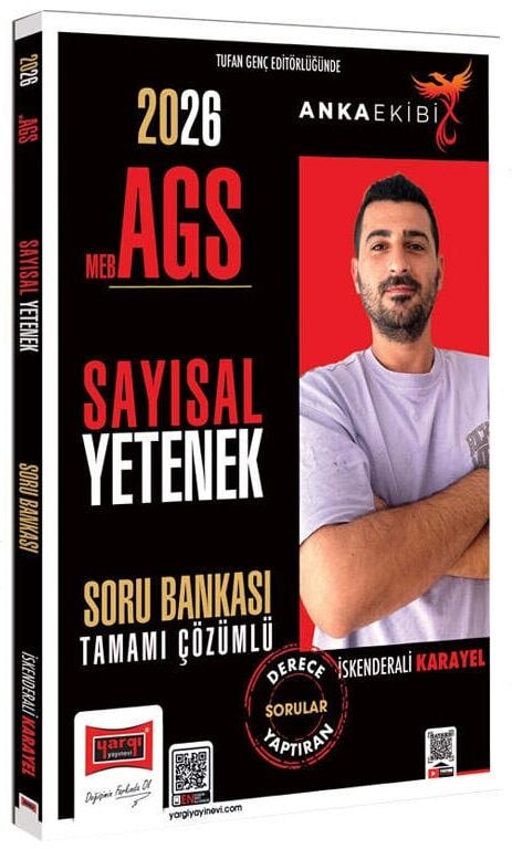 Yargı 2026 MEB-AGS Sayısal Yetenek Soru Bankası Anka Ekibi Çözümlü - İskenderali Karayel Yargı Yayınları