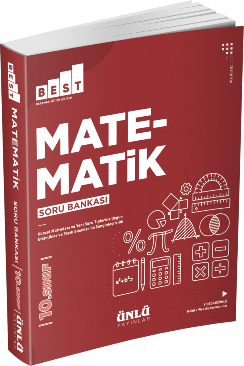 Ünlü 10. Sınıf Matematik BEST Soru Bankası Ünlü Yayınları