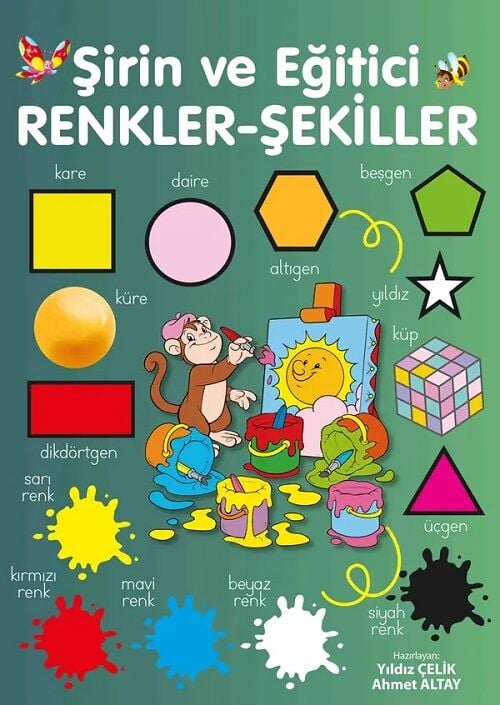 Şirin ve Eğitici Renkler - Şekiller Parıltı Yayınları