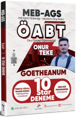 Dizgi Kitap ÖABT MEB-AGS Okul Öncesi Öğretmenliği GOETHEANUM Star 10 Deneme Çözümlü - Onur Teke Dizgi Kitap Yayınları