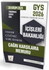 Pelikan 2026 GYS İçişleri Bakanlığı Çağrı Karşılama Memuru Soru Bankası Çözümlü Görevde Yükselme - Emin Hüseyin Şahin Pelikan Yayınevi