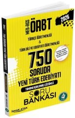 Atak 2026 ÖABT MEB-AGS Türkçe-Türk Dili Edebiyatı Yeni Türk Edebiyatı 750 Soruda Soru Bankası Çözümlü - İshak Atak Atak Yayınları