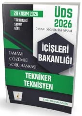 Pelikan 2026 GYS ÜDS İçişleri Bakanlığı Tekniker, Teknisyen Soru Bankası Çözümlü Görevde Yükselme Ünvan Değişikliği - Emin Hüseyin Şahin Pelikan Yayınevi