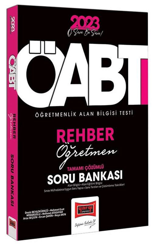 SÜPER FİYAT - Yargı 2023 ÖABT Rehber Öğretmenliği Soru Bankası Çözümlü Yargı Yayınları