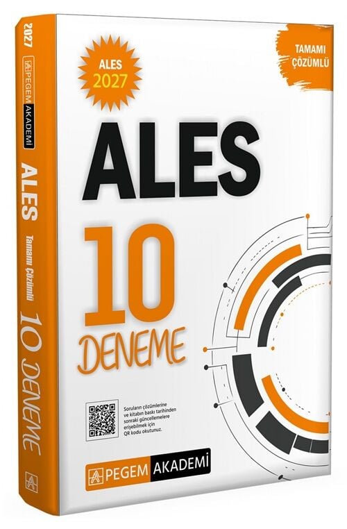 Pegem 2027 ALES 10 Deneme Çözümlü Pegem Akademi Yayınları