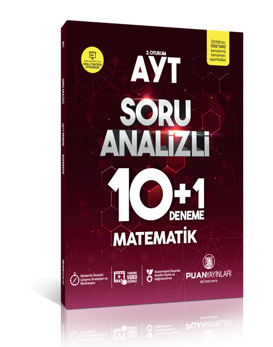 Puan YKS AYT Matematik Soru Analizi 10+1 Deneme Puan Yayınları