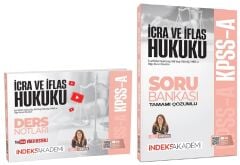 İndeks Akademi 2026 KPSS A Grubu İcra ve İflas Hukuku Video Ders Notları + Soru Bankası 2 li Set - Elif Kendüzler İndeks Akademi Yayıncılık