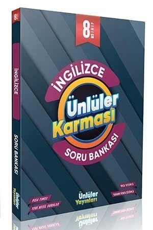 Ünlüler 8. Sınıf İngilizce Soru Bankası Ünlüler Yayınları