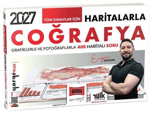 Yargı 2027 KPSS ve Tüm Sınavlar için Haritalarla Coğrafya - Engin Eraydın Yargı Yayınları