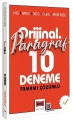 Yargı 2026 KPSS MEB-AGS ALES DGS YKS Paragraf Orijinal 10 Deneme Çözümlü Yargı Yayınları