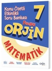 Orjin Okul 7. Sınıf Matematik Orjin Konu Özetli Etkinlikli Soru Bankası Orjin Okul Yayınları