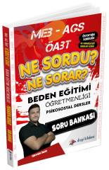 Dizgi Kitap 2025 ÖABT MEB-AGS Beden Eğitimi Öğretmenliği Psikososyal Dersler Ne Sordu Ne Sorar Soru Bankası - İbrahim Ögür Dizgi Kitap Yayınları