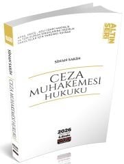 Savaş 2026 Ceza Muhakemesi Hukuku Konu Anlatımlı Altın Seri 8. Baskı - Sinan Sakin Savaş Yayınları