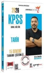Yargı 2026 KPSS Tarih 15 Deneme Çözümlü Anka Ekibi - Bilal İbrahim Bacaksız Yargı Yayınları