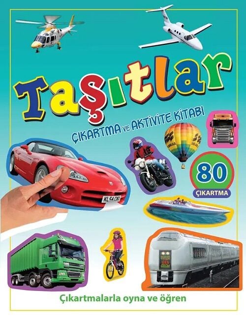 Taşıtlar Çıkartma ve Aktivite Kitabı Parıltı Yayınları
