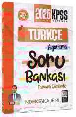 İndeks Akademi 2026 KPSS Türkçe Algoritma Soru Bankası Çözümlü - Berk Ekici İndeks Akademi Yayıncılık