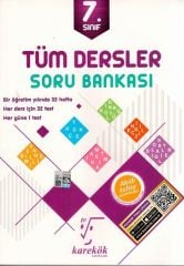 Karekök 7. Sınıf Tüm Dersler Soru Bankası Karekök Yayınları