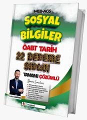 TKM Akademi ÖABT MEB-AGS Sosyal Bilgiler Öğretmenliği Tarih 22 Deneme Çözümlü - Coşkun Çebitürk TKM Akademi