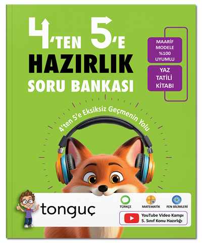 Tonguç 4 ten 5 e Hazırlık Soru Bankası Tonguç Akademi