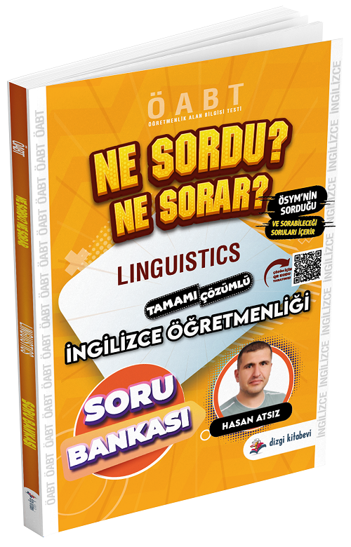 Dizgi Kitap ÖABT İngilizce Öğretmenliği Linguistics Ne Sordu Ne Sorar Soru Bankası Çözümlü - Hasan Atsız Dizgi Kitap Yayınları
