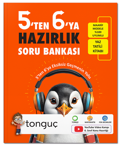 Tonguç 5 ten 6 ya Hazırlık Soru Bankası Tonguç Akademi