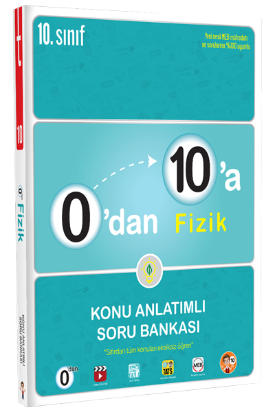 Tonguç 10. Sınıf 0 dan 10 a Fizik Konu Anlatımlı Soru Bankası Tonguç Akademi