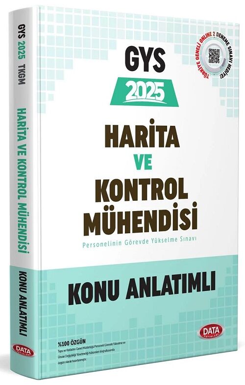 Data 2025 GYS Tapu Kadastro Harita ve Kontrol Mühendisi Konu Anlatımı Görevde Yükselme Data Yayınları
