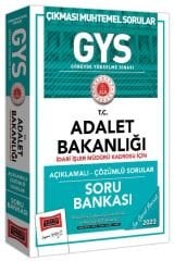Yargı 2023 GYS Adalet Bakanlığı İdari İşler Müdürü Kadrosu Soru Bankası Çözümlü Görevde Yükselme Yargı Yayınları