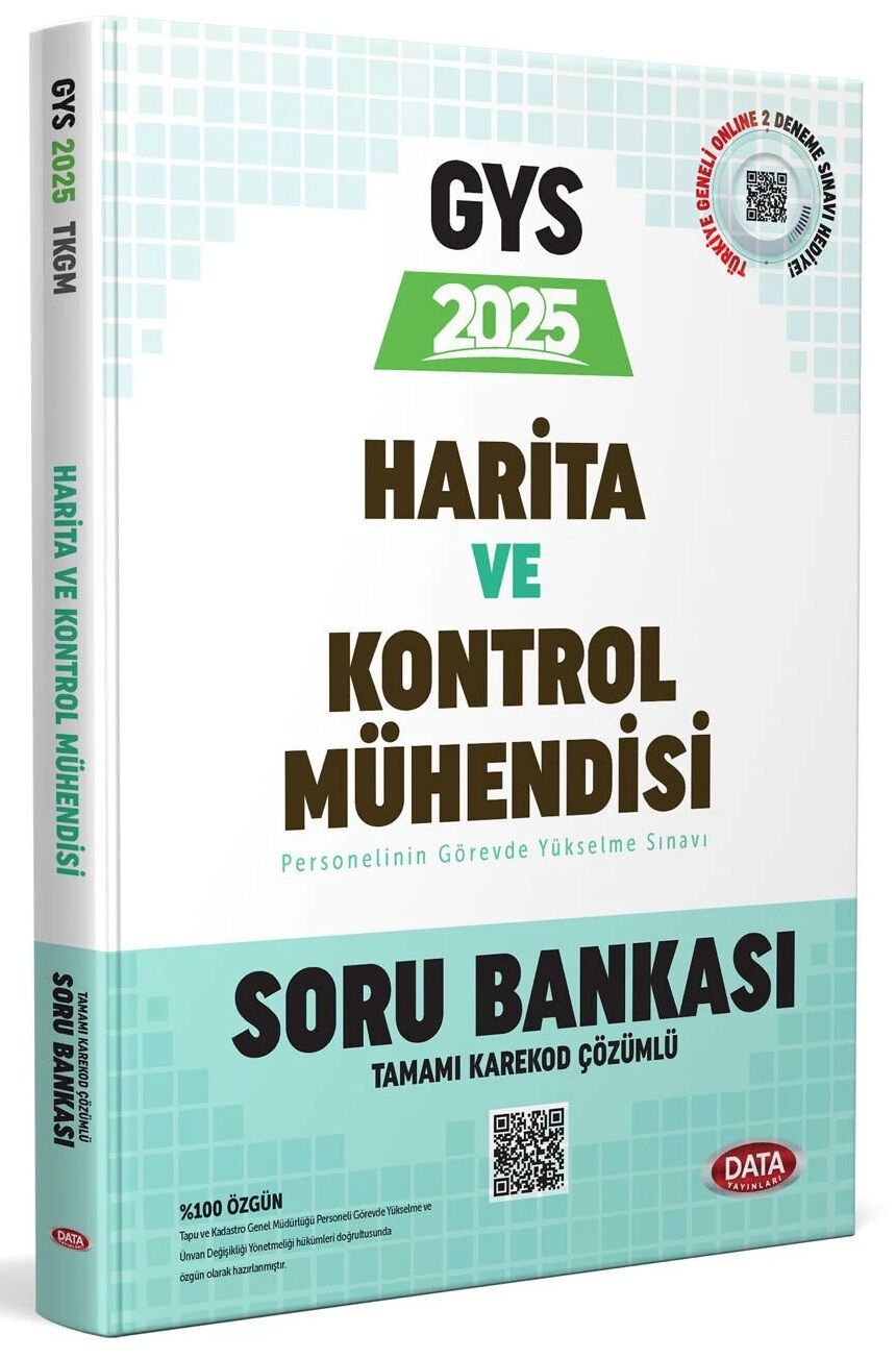 Data 2025 GYS Tapu Kadastro Harita ve Kontrol Mühendisi Soru Bankası Çözümlü Görevde Yükselme Data Yayınları
