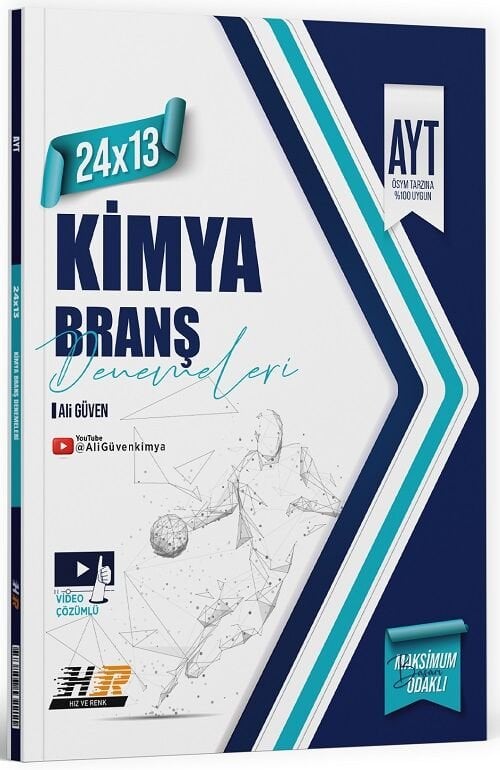Hız ve Renk YKS AYT Kimya 24x13 Denemeleri Hız ve Renk Yayınları