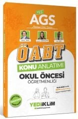 Yediiklim 2025 ÖABT MEB-AGS Okul Öncesi Öğretmenliği Konu Anlatımı - Bülent Tanık, Can Köni Yediiklim Yayınları