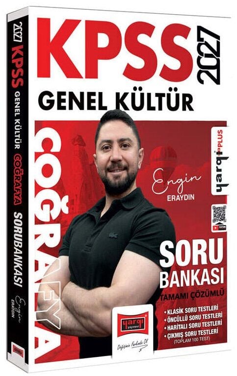 Yargı 2027 KPSS Coğrafya Soru Bankası Çözümlü - Engin Eraydın Yargı Yayınları